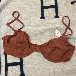 J crew bikini underwire top